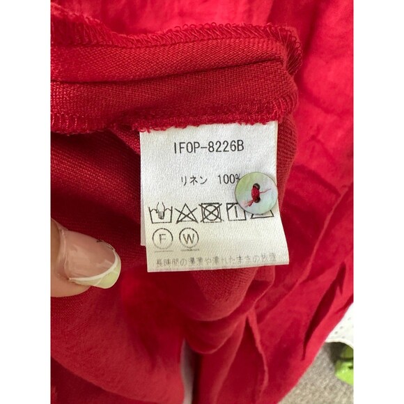 MonoLABO Co. Japanese Brand Women's 100% Linen Button Down Midi Dress XS/S - Picture 6 of 9